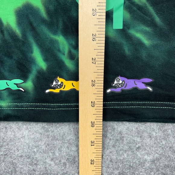 Ice Cream BBC Billionaire Boys Club Shirt Mens XL Green Tie Dye Lets Have Some - Picture 13 of 15